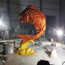 水景金屬鯉魚(yú)雕塑價(jià)格