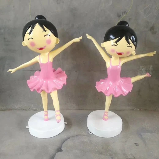 益陽戶外景觀動(dòng)物卡通雕塑,玻璃鋼卡通動(dòng)物公仔雕塑定制