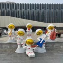 民俗卡通雕塑噴鍍雕塑