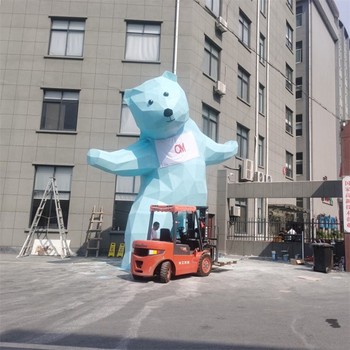 不銹鋼塊面熊雕塑不銹鋼熊貓雕塑制作