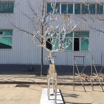 陜西玻璃鋼書本鹿雕塑,小鹿不銹鋼雕塑設(shè)計(jì)定制