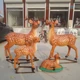 鹿雕塑圖