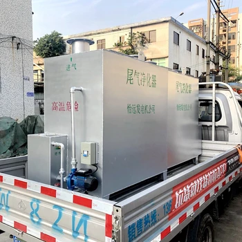 柴油發(fā)電機(jī)組尾氣黑煙處理裝置房地產(chǎn)小區(qū)用發(fā)電機(jī)組噴淋箱