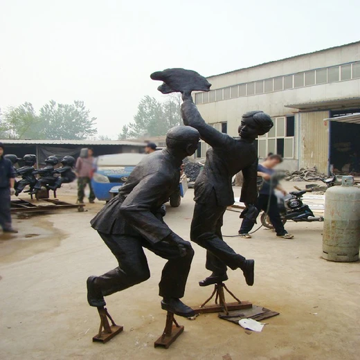 公園人物鑄銅雕像加工廠家