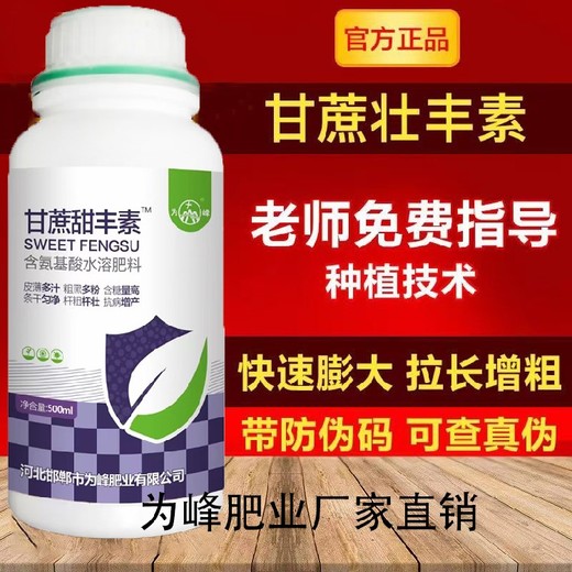 甘蔗拔節(jié)拉長劑增產(chǎn)劑甘蔗甜豐素怎么使用,廠家批發(fā)招商