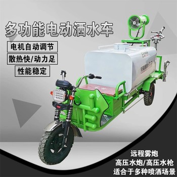 云南工地霧炮灑水車,新能源高壓疏通清洗車