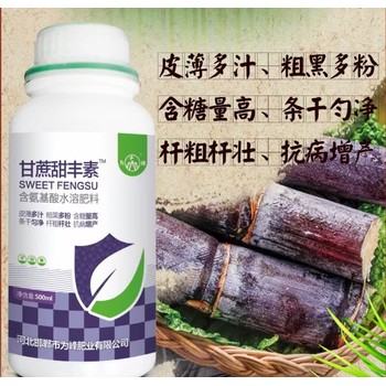 甘蔗粗又甜拉直拉長(zhǎng)甘蔗甜豐素多少錢,廠家批發(fā)招商