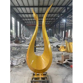 地產(chǎn)景觀不銹鋼天鵝雕塑定做廠家