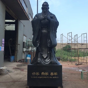 公園孔子像雕塑加工