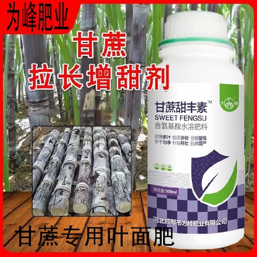 甘蔗葉面肥葉面肥甘蔗甜豐素用戶評價,廠家批發(fā)招商