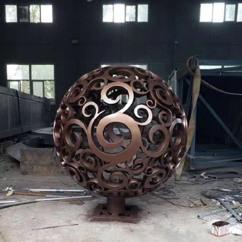 小區(qū)鏤空球不銹鋼雕塑供應(yīng)商