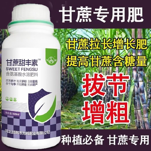 甘蔗壮丰素甘蔗甜丰素的作用,厂家批发招商