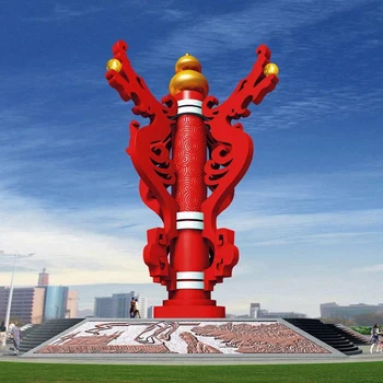 公園不銹鋼龍雕塑制作廠家