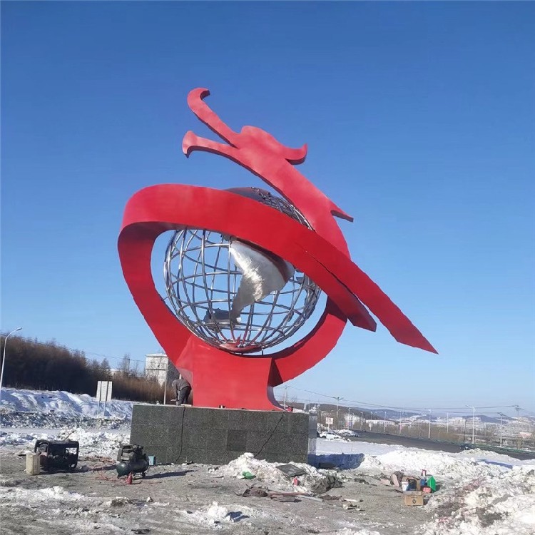 地产景观龙不锈钢雕塑工厂