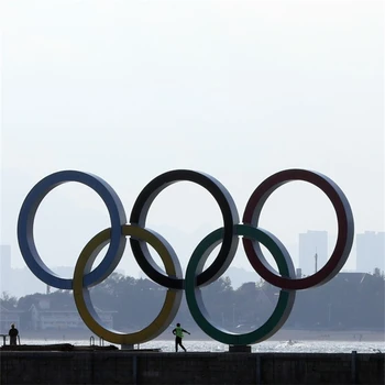 曲陽縣五環(huán)雕塑廠家電話,體育運(yùn)動(dòng)主題雕塑