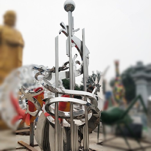 鏡面不銹鋼神龍雕塑供應(yīng)商