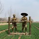 公園農耕人物雕塑加工定制圖