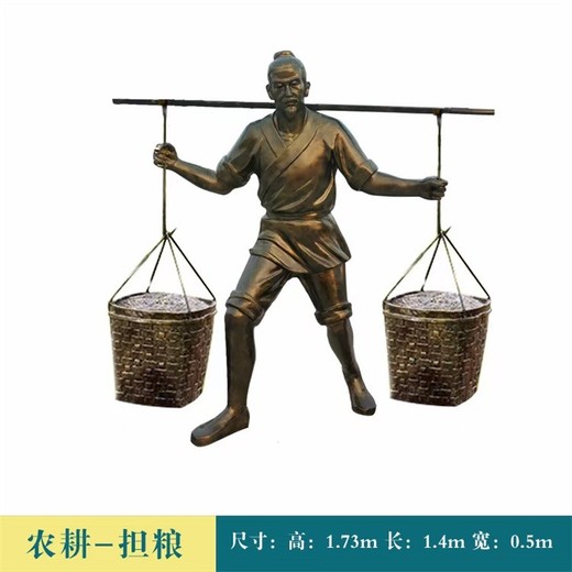 玻璃鋼農(nóng)耕人物雕塑生產(chǎn)廠家