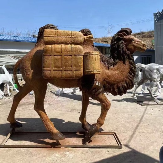 絲綢之路駱駝雕塑鑄造廠(chǎng)家