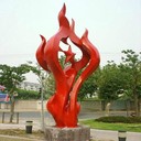 公園火苗不銹鋼雕塑加工廠家