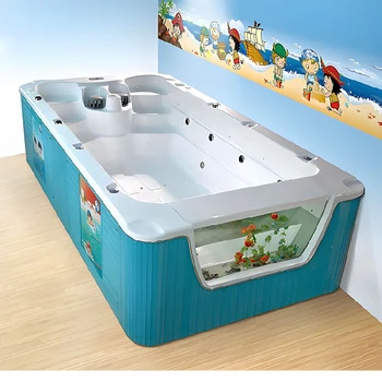 神農(nóng)架恒溫泳池兒童亞克力泳池