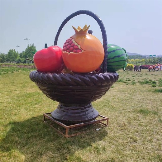 供應(yīng)玻璃鋼水果籃雕塑多少錢