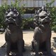曲陽鑄銅麒麟雕塑圖