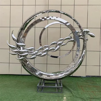 水池不銹鋼魚雕塑定做廠家