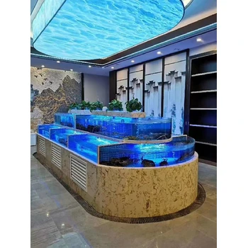 無錫全新大閘蟹魚缸酒店海鮮魚缸品牌