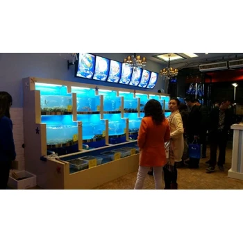 無錫全新大閘蟹魚缸酒店海鮮魚缸品牌