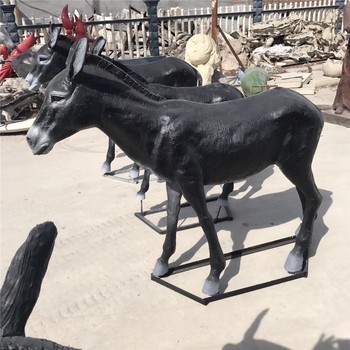 保定仿真毛驢雕塑廠家,玻璃鋼動(dòng)物雕塑大全