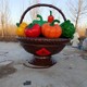 商場(chǎng)玻璃鋼水果籃雕塑制作廠,玻璃鋼仿真水果雕塑產(chǎn)品圖