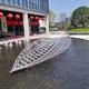 樹葉雕塑圖