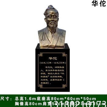 奉賢真人半身像銅雕介紹