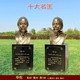 名人銅雕像圖