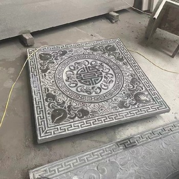 扇形鏤空石雕窗花價格,古建筑石雕窗花