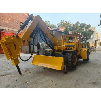 輪胎式貴州破碎好產(chǎn)品礦用移動式破碎臺車濕式制動