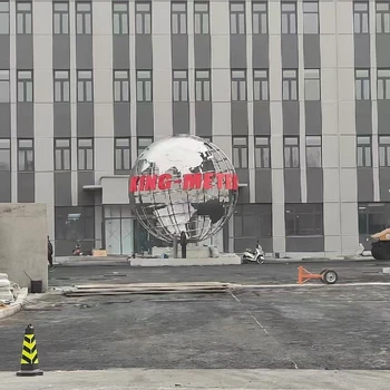 校園地球儀不銹鋼雕塑公司