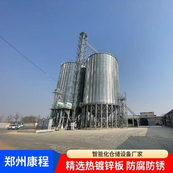 糧食圓倉怎么建設(shè)-糧食儲(chǔ)存罐鋼板倉廠商