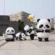 玻璃鋼熊貓雕塑定制圖