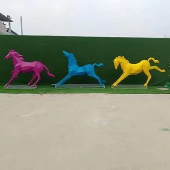 大型不銹鋼馬雕塑加工廠家
