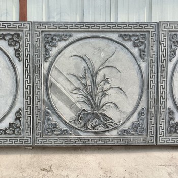 庭院鏤空石雕窗花定制,古建筑石雕窗花