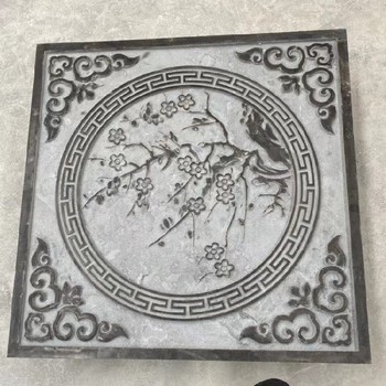 動物鏤空石雕窗花大全,青石石雕窗花