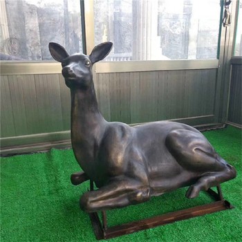 小區(qū)鑄銅梅花鹿雕塑供應(yīng)商