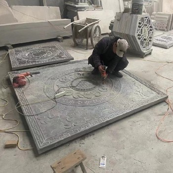 圓形鏤空石雕窗花批發(fā),古建筑石雕窗花