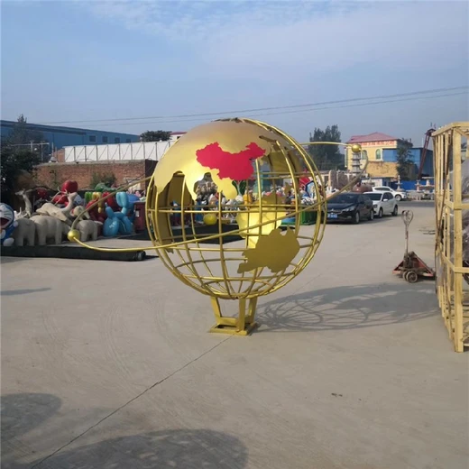 轉(zhuǎn)動(dòng)地球儀雕塑工廠(chǎng)