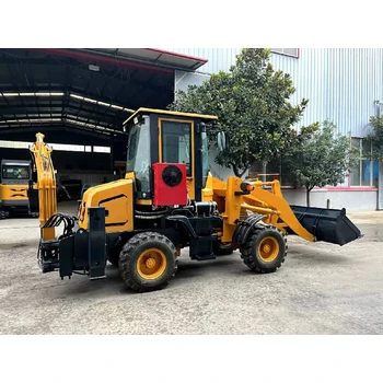 固陽(yáng)縣多功能小型兩頭忙挖掘裝載機(jī)多功能兩頭忙裝載機(jī)