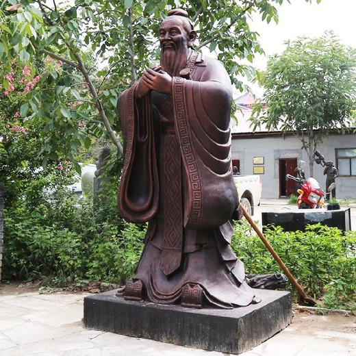 學校鑄銅孔子像鑄造