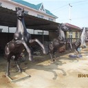 廣場(chǎng)青銅馬雕塑制作
