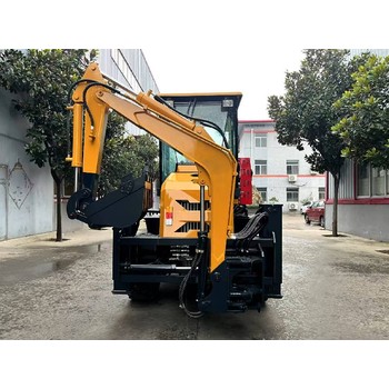 烏拉特中旗戶外小型兩頭忙挖掘裝載機多功能兩頭忙裝載機
